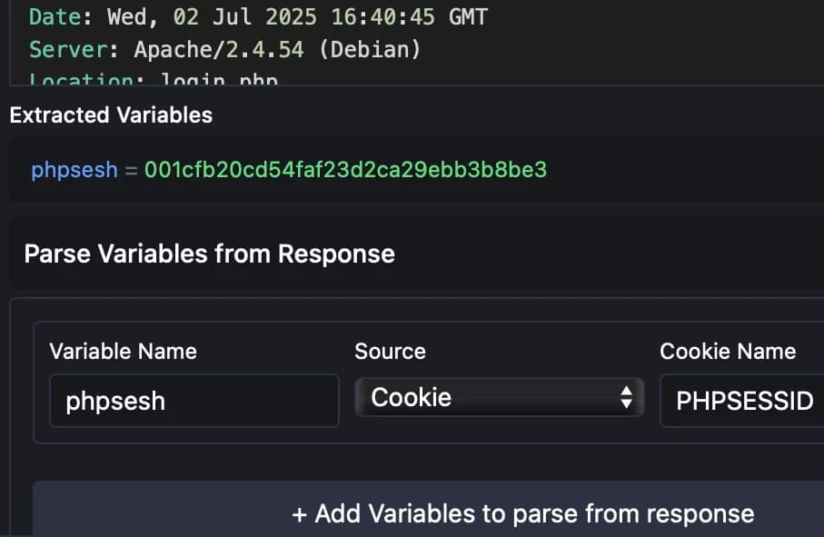 Flow with response parsing
